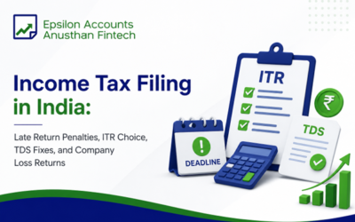 Income Tax Filing in India: Late Return Penalties, ITR Choice, TDS Fixes, and Company Loss Returns